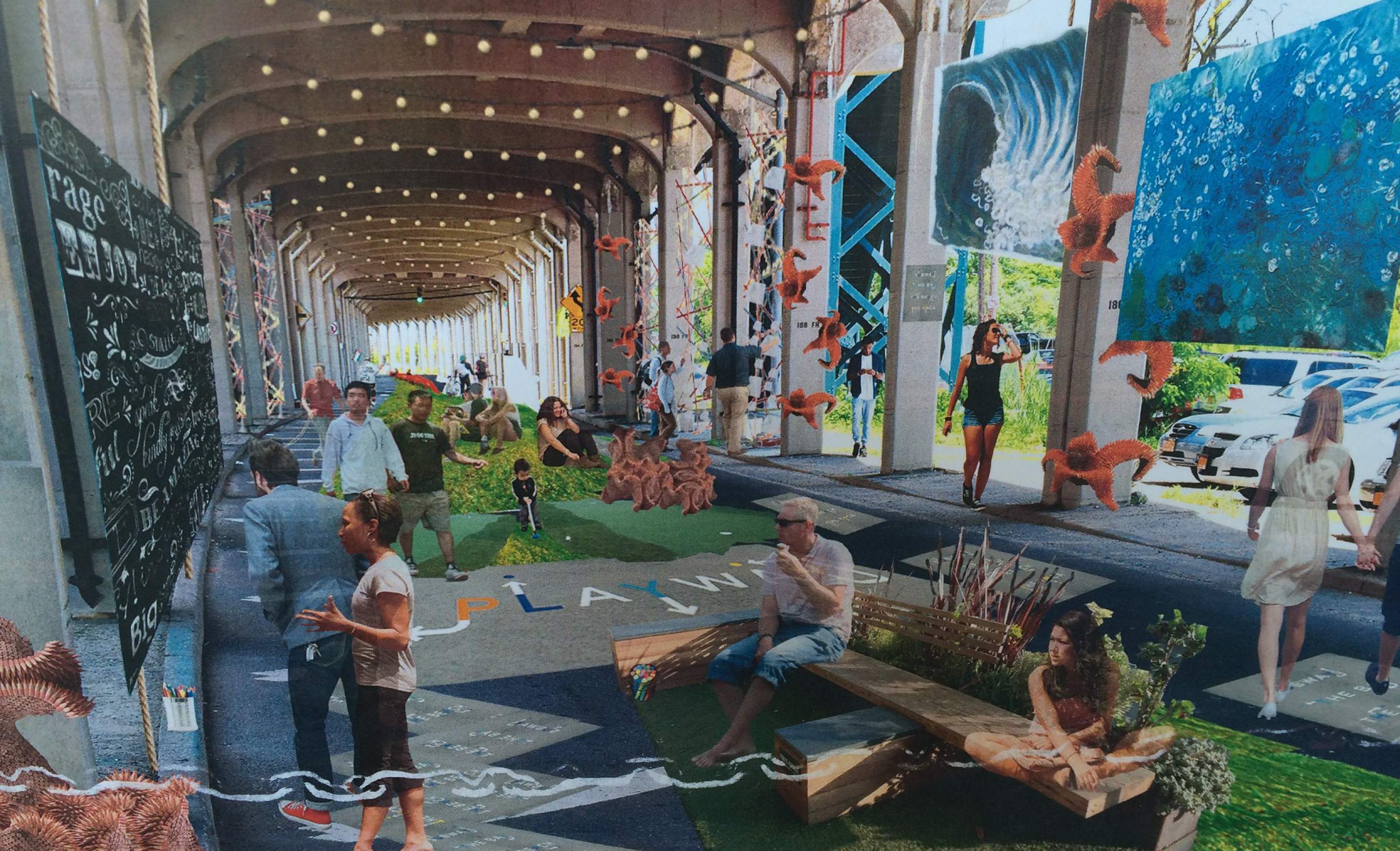 Art Under the Elevated  -  Art Commissions preview